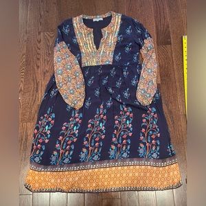 World Market Womens  Chic BOHO Cotton Dress Size S/M
